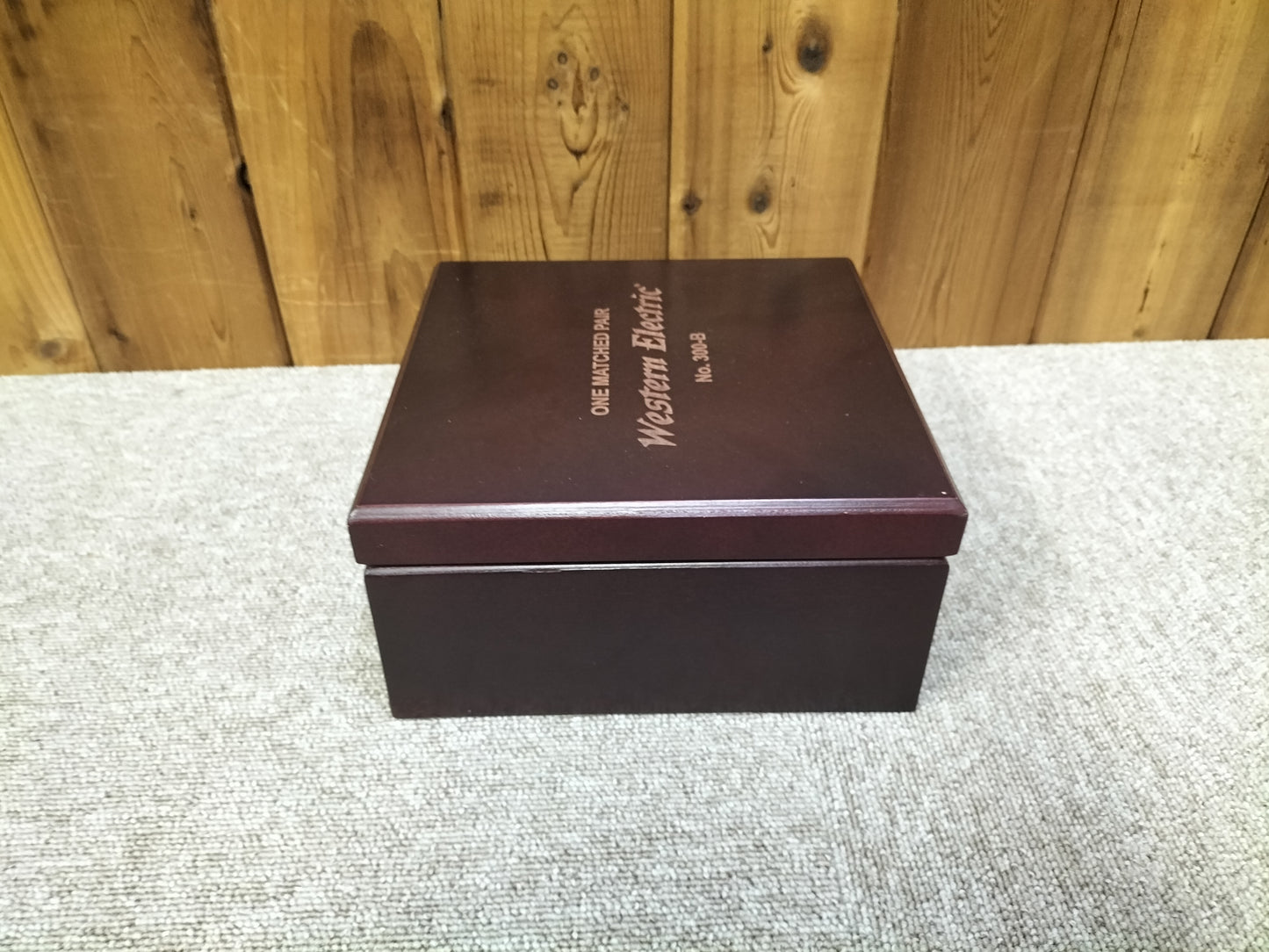 Western Electric ウェスタンエレクトリック 300B用木箱 23042502