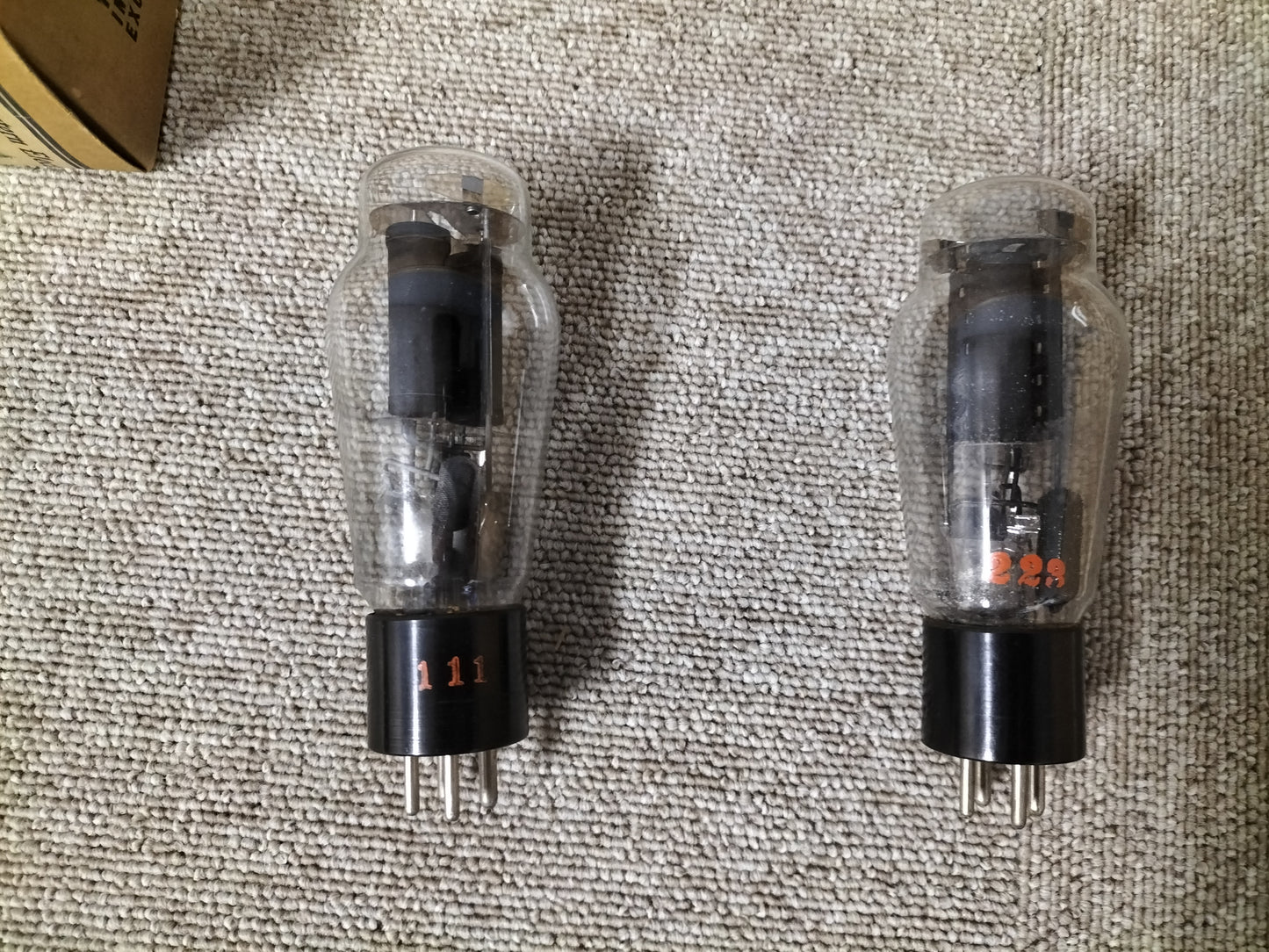 ジャンク Western Electric ウェスタンエレクトリック 314A 2本 真空管 23042507