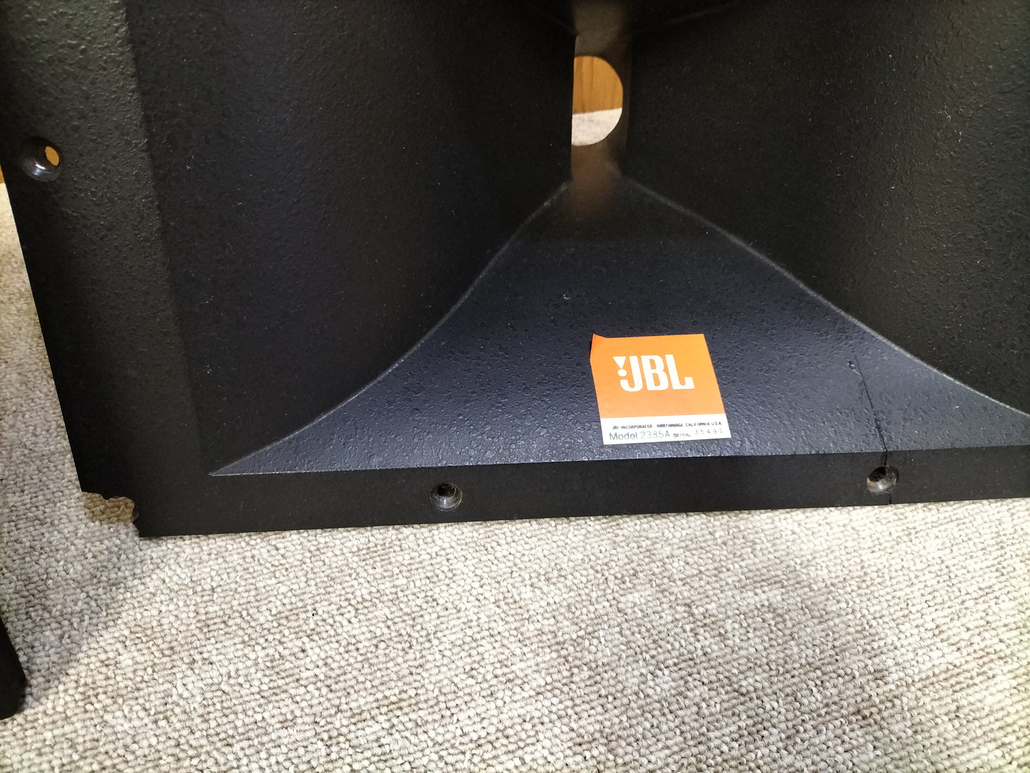 現状品 JBL ジェービーエル 2385A ラジアルホーンペア 23060901