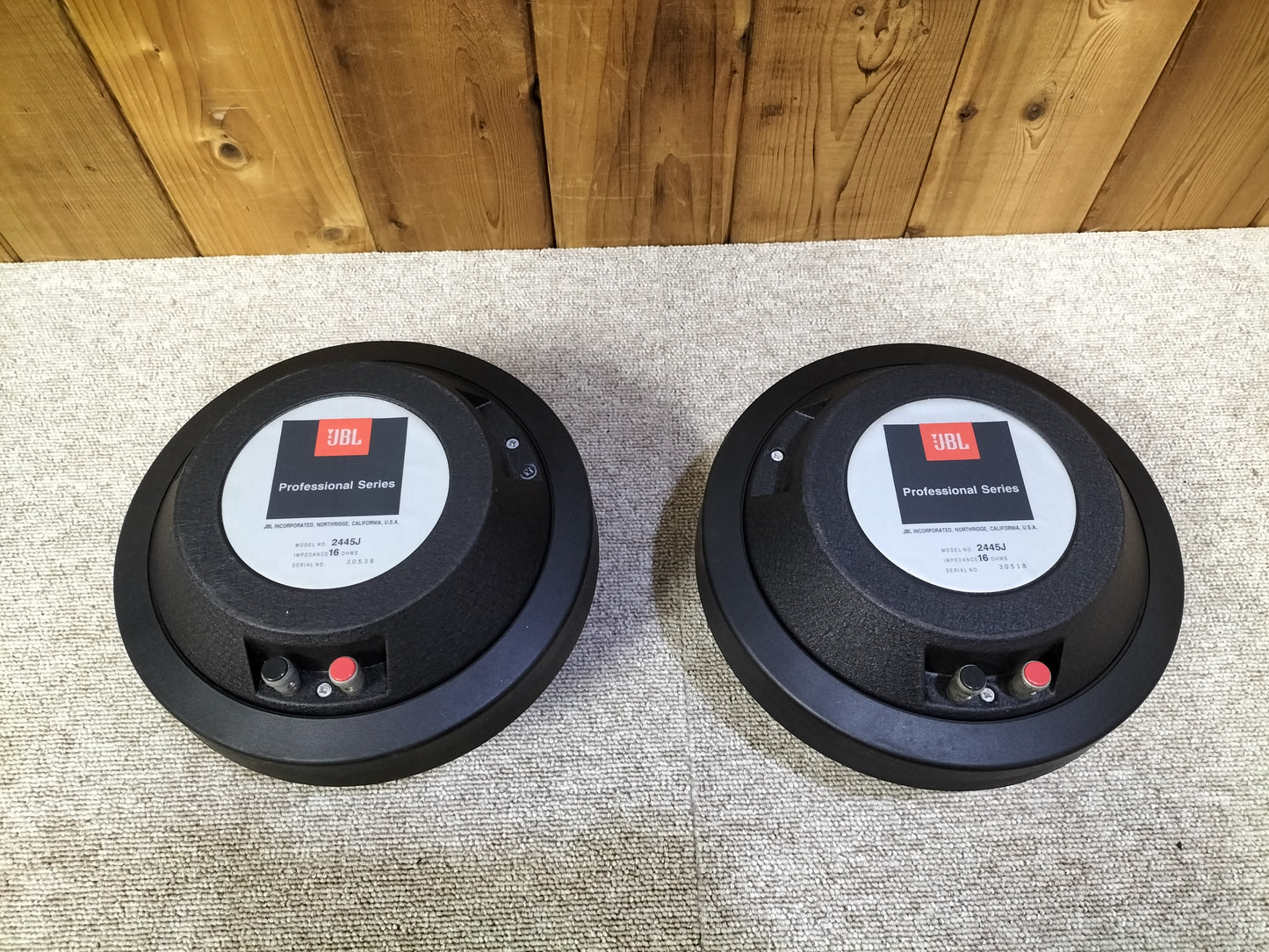 JBL ジェービーエル 2445J 16Ω ワイドレンジドライバーユニットペア 23060908
