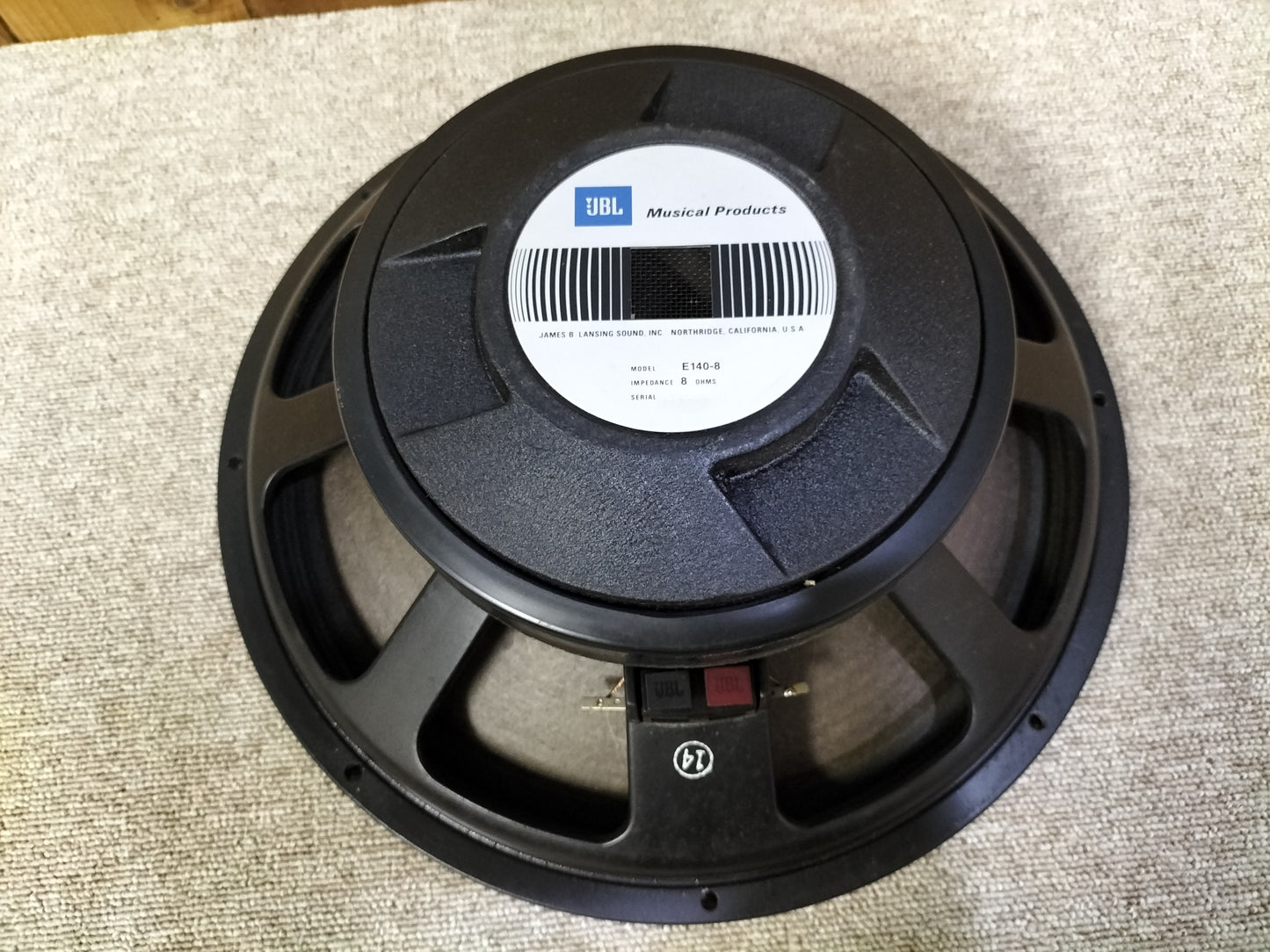 現状 JBL ジェービーエル E140-8 8Ω ウーハーユニット 1本 23060913