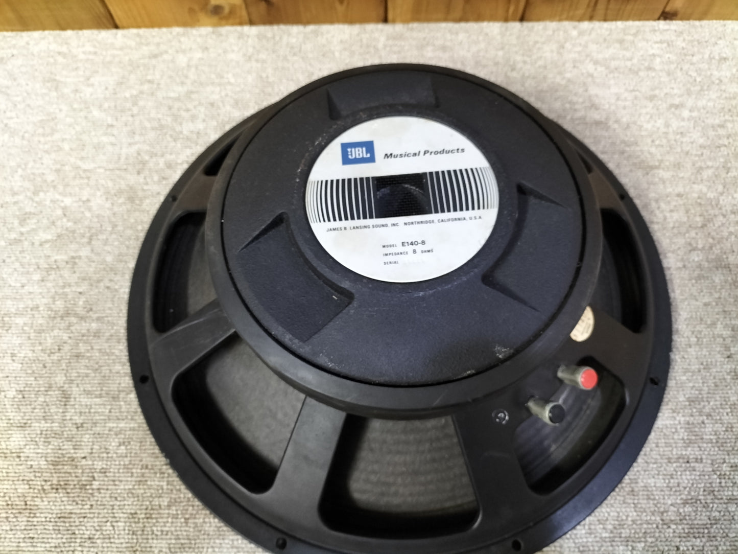 JBL ジェービーエル E140-8 8Ω ウーハーユニット 1本 23060912