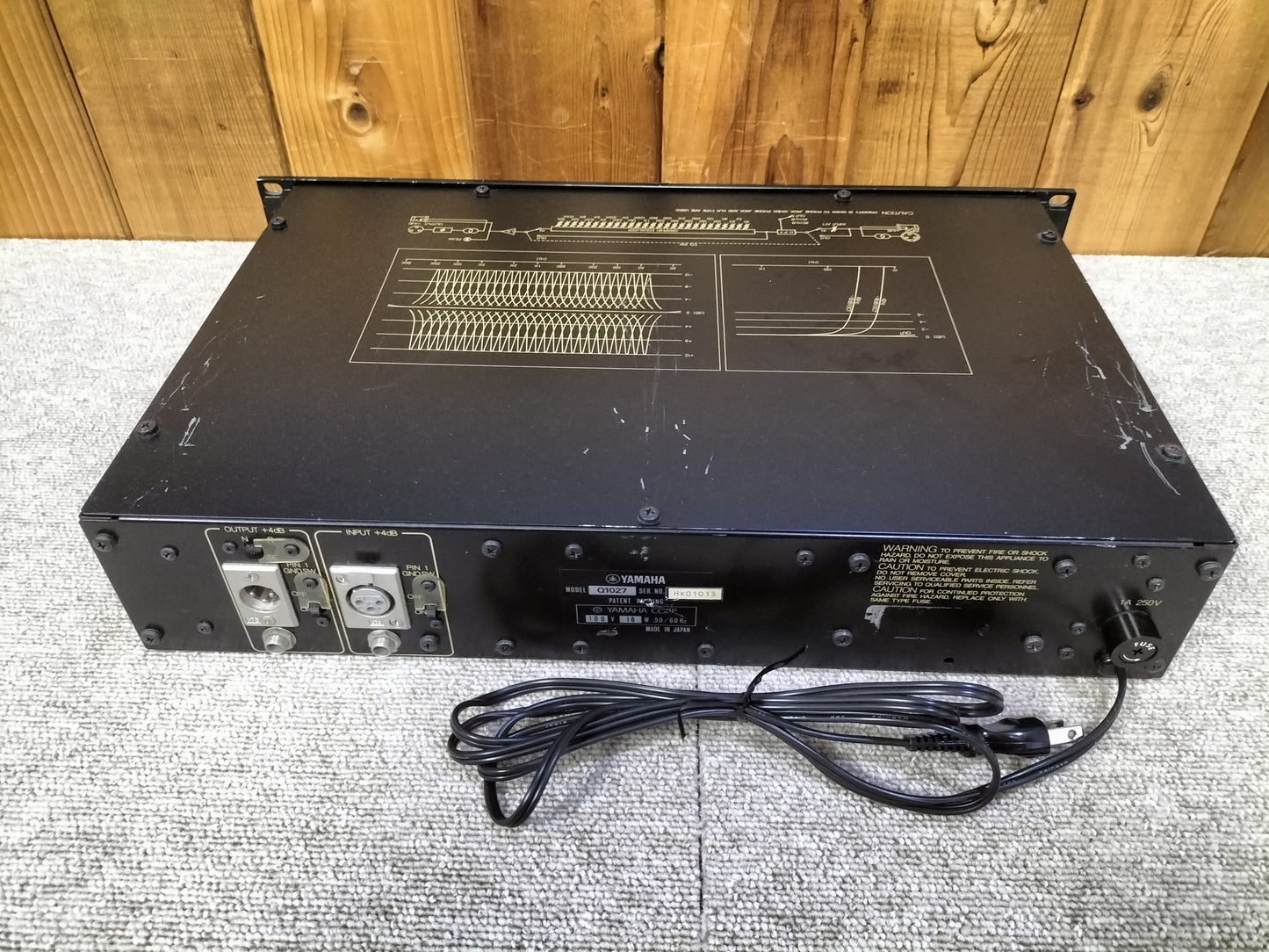 ジャンク YAMAHA ヤマハ Q1027 グラフィックイコライザー 23070401