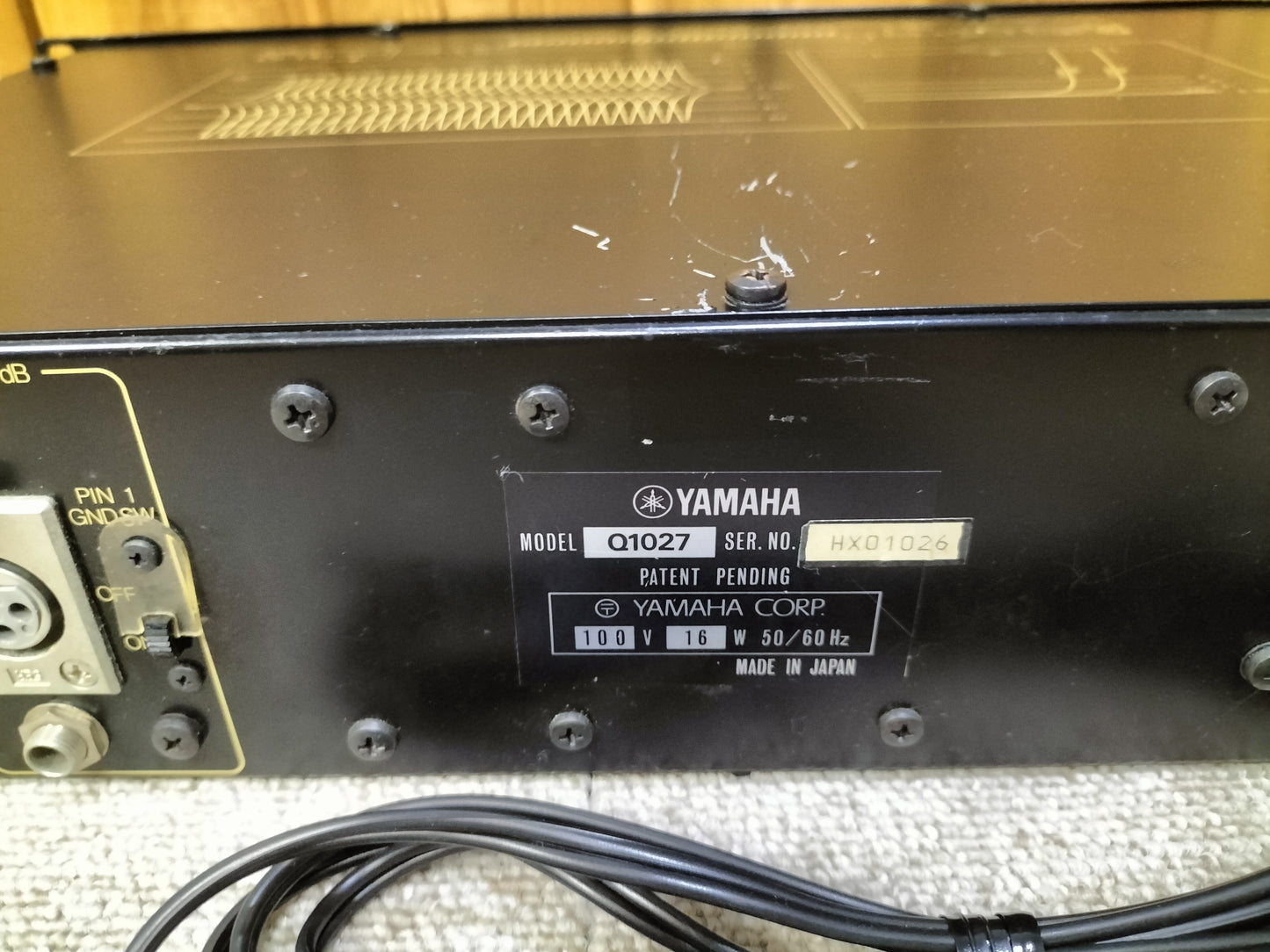 YAMAHA ヤマハ Q1027 グラフィックイコライザー 23070402