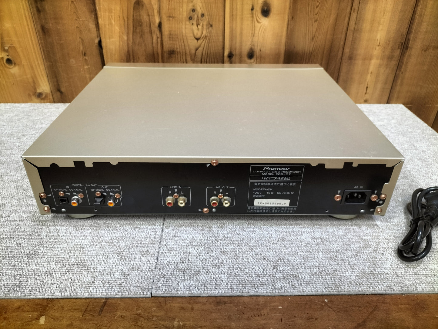 ジャンク Pioneer パイオニア PDR-D7 CDプレーヤー 23071601
