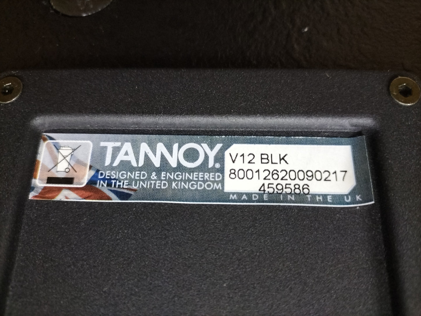 ジャンク TANNOY タンノイ V12 PAスピーカー 元箱付 23090501