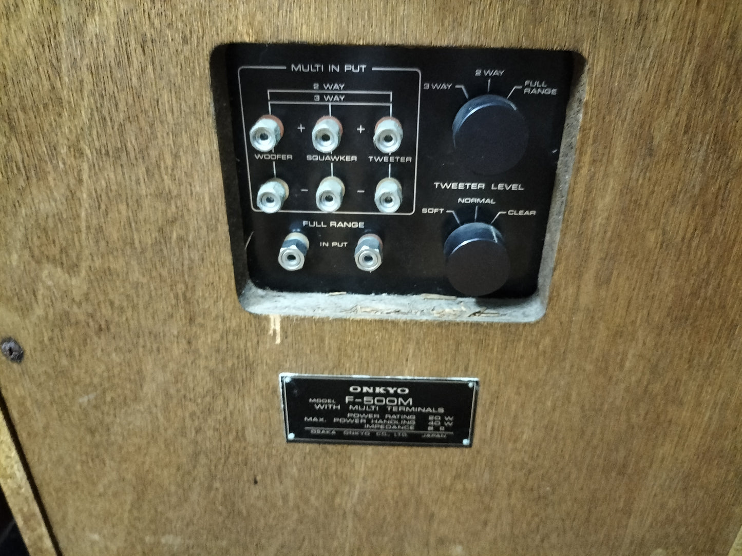 ONKYO オンキョー F-500M スピーカーペア 23090503