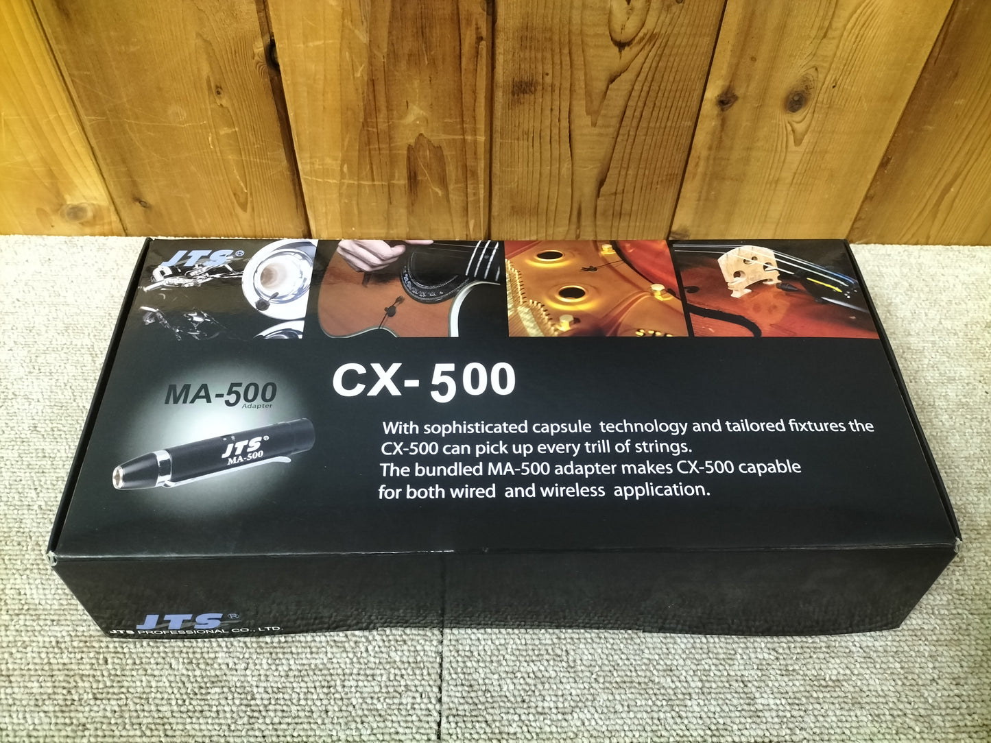 JTS ジェーティーエス CX-500 楽器用コンデンサーマイク 元箱付き 23090504