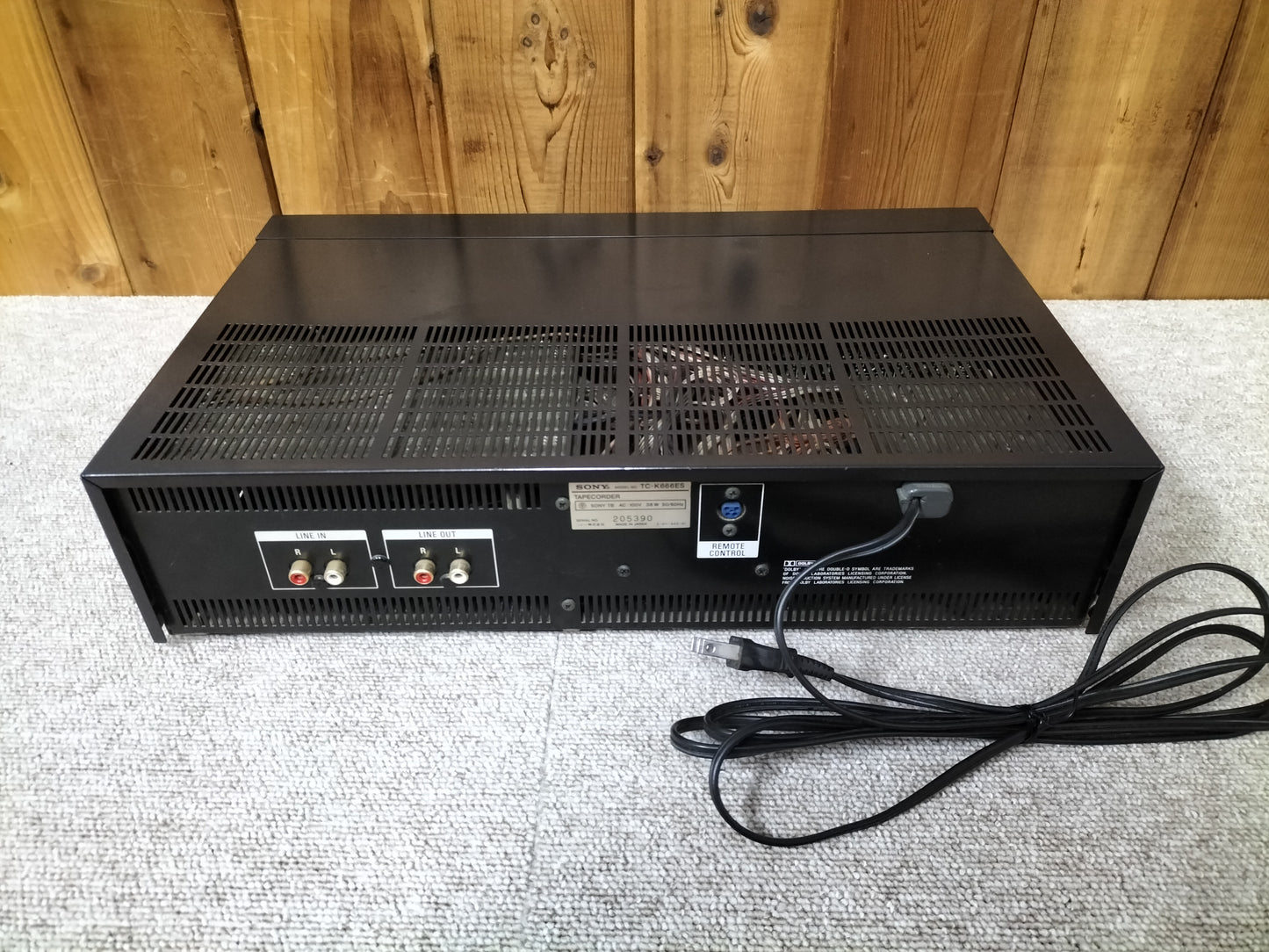 ジャンク SONY ソニー TC-K666ES カセットテープデッキ 23092107