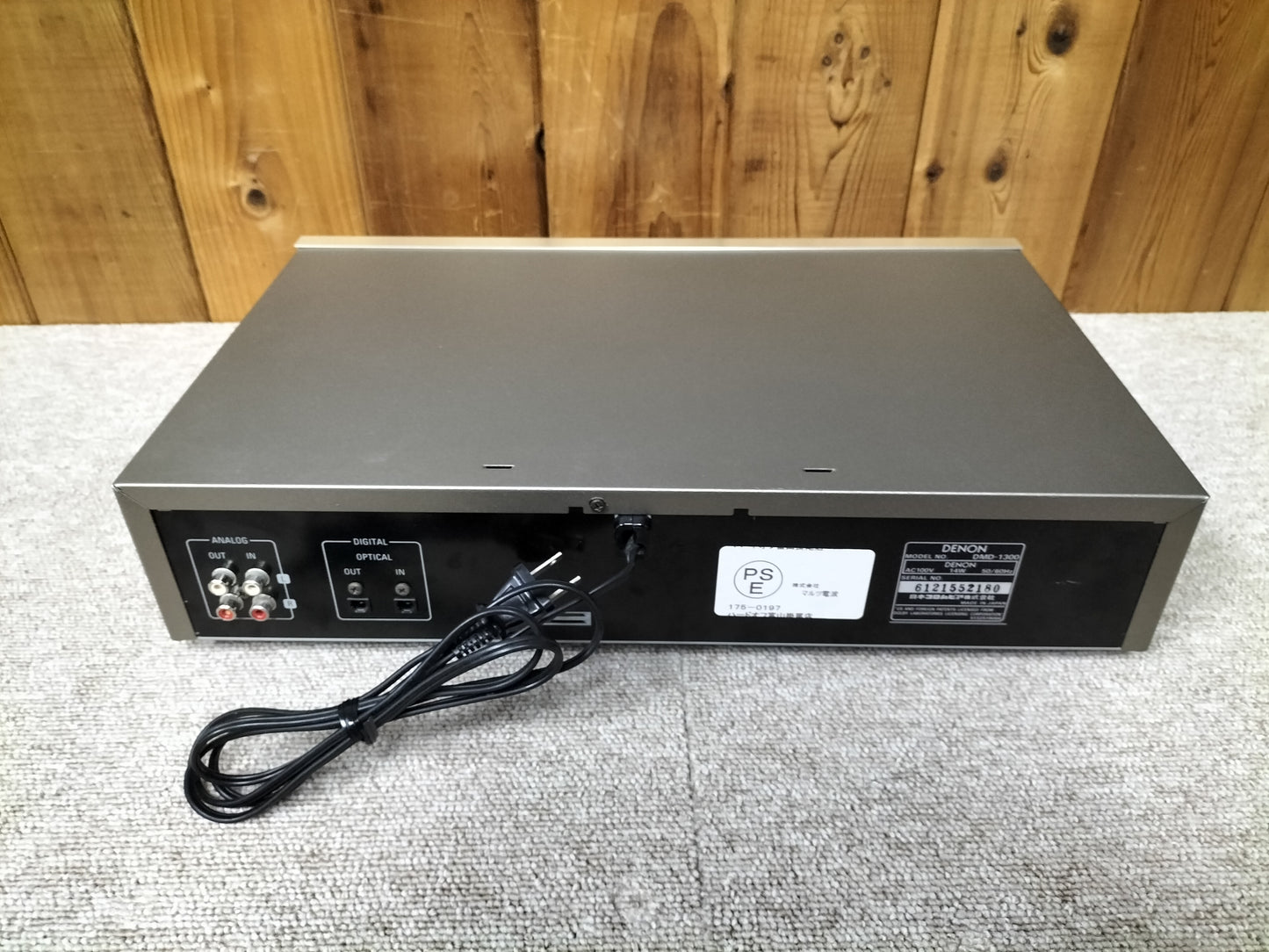 ジャンク DENON デノン DMD-1300 MDデッキ 23100101