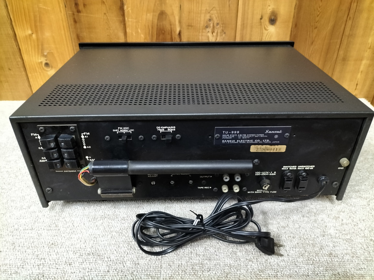 SANSUI サンスイ TU-999 チューナー 23100201