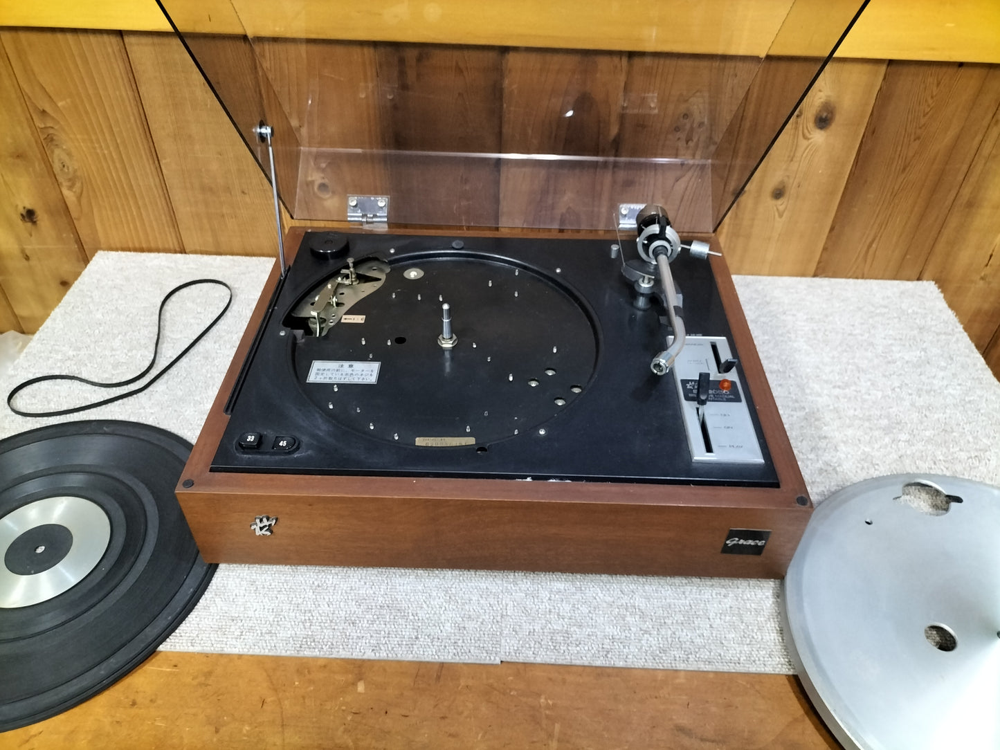 現状 SANSUI サンスイ SR-2050 ターンテーブル 23100204