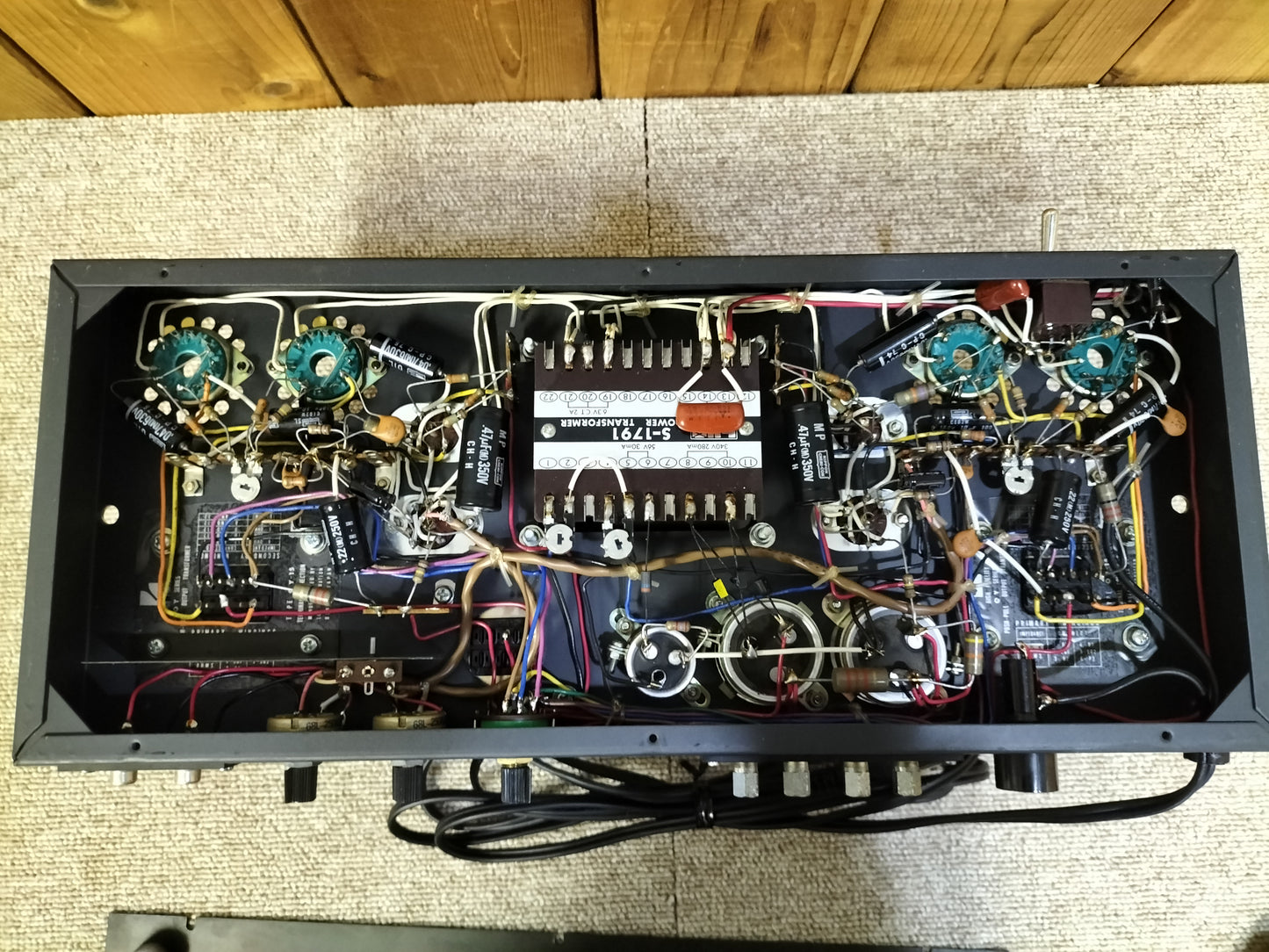 現状 LUXKIT ラックスキット KMQ60 パワーアンプ 23100210