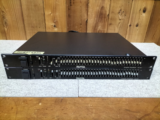 ジャンク RAMSA ラムサ WZ-9311 グラフィックイコライザー 2台 23110805