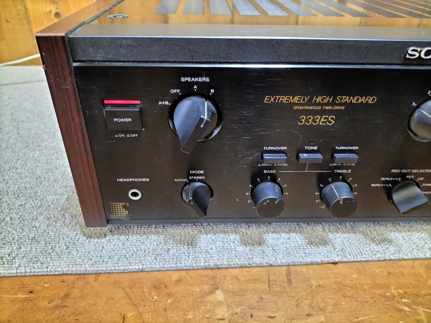 現状 SONY ソニー TA-F333ESX プリメインアンプ 24022701