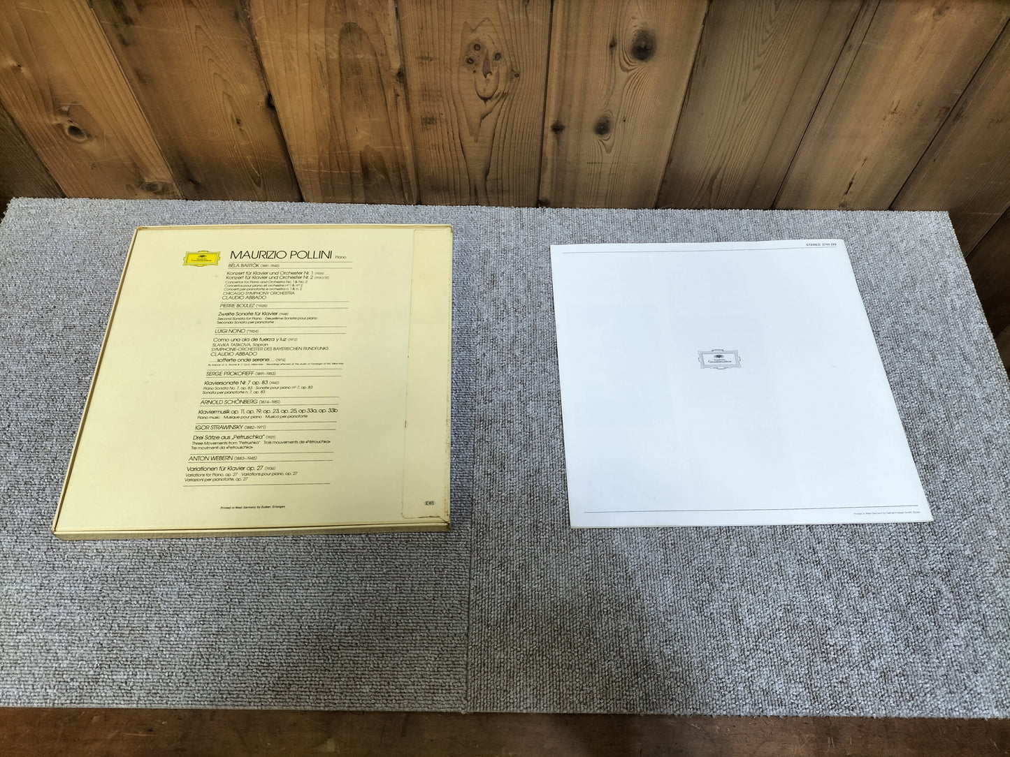 Maurizio Pollini Piano Music of the 20th Century 2740 229 LP24040702