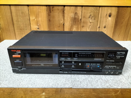 ジャンク TASCAM タスカム 112R カセットテープデッキ 24052202
