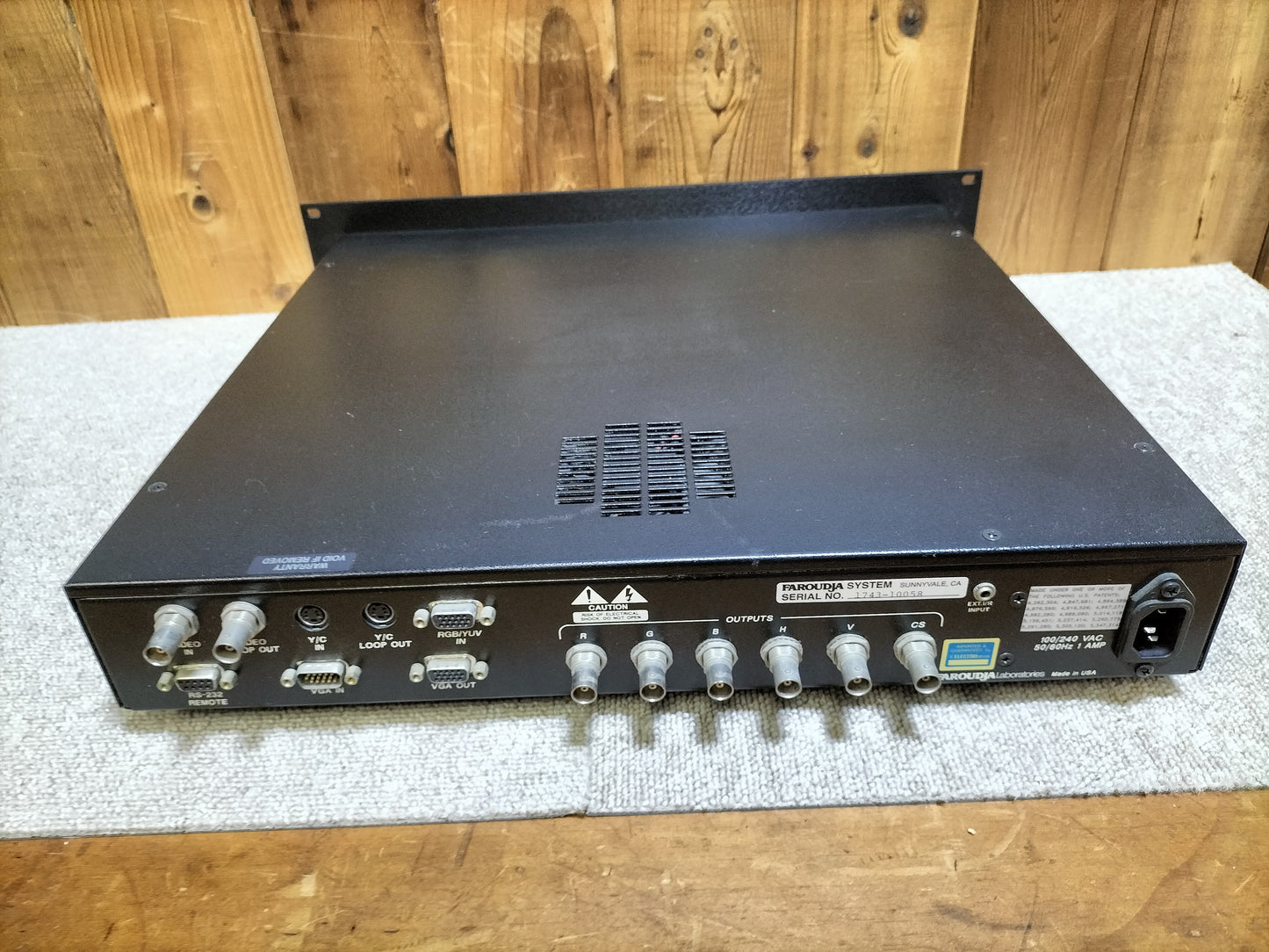 FAROUDJA ファロージャ VP250SE VIDEO Processer ビデオプロセッサー 24061809