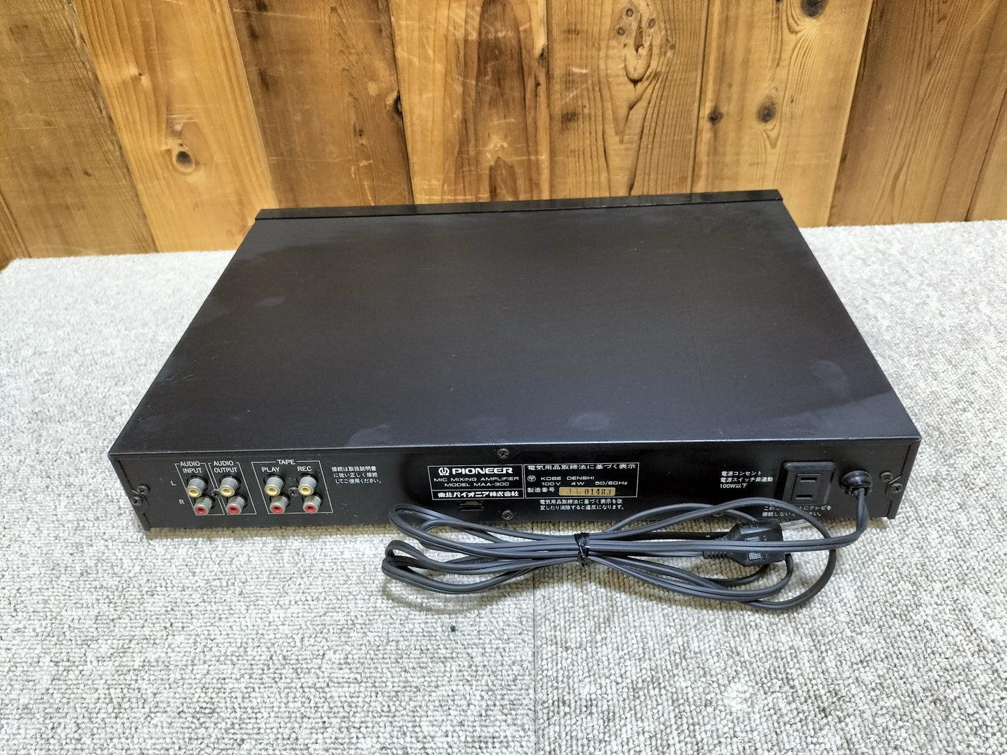 ジャンク Pioneer パイオニア MAA-300 マイクアンプ 24061808