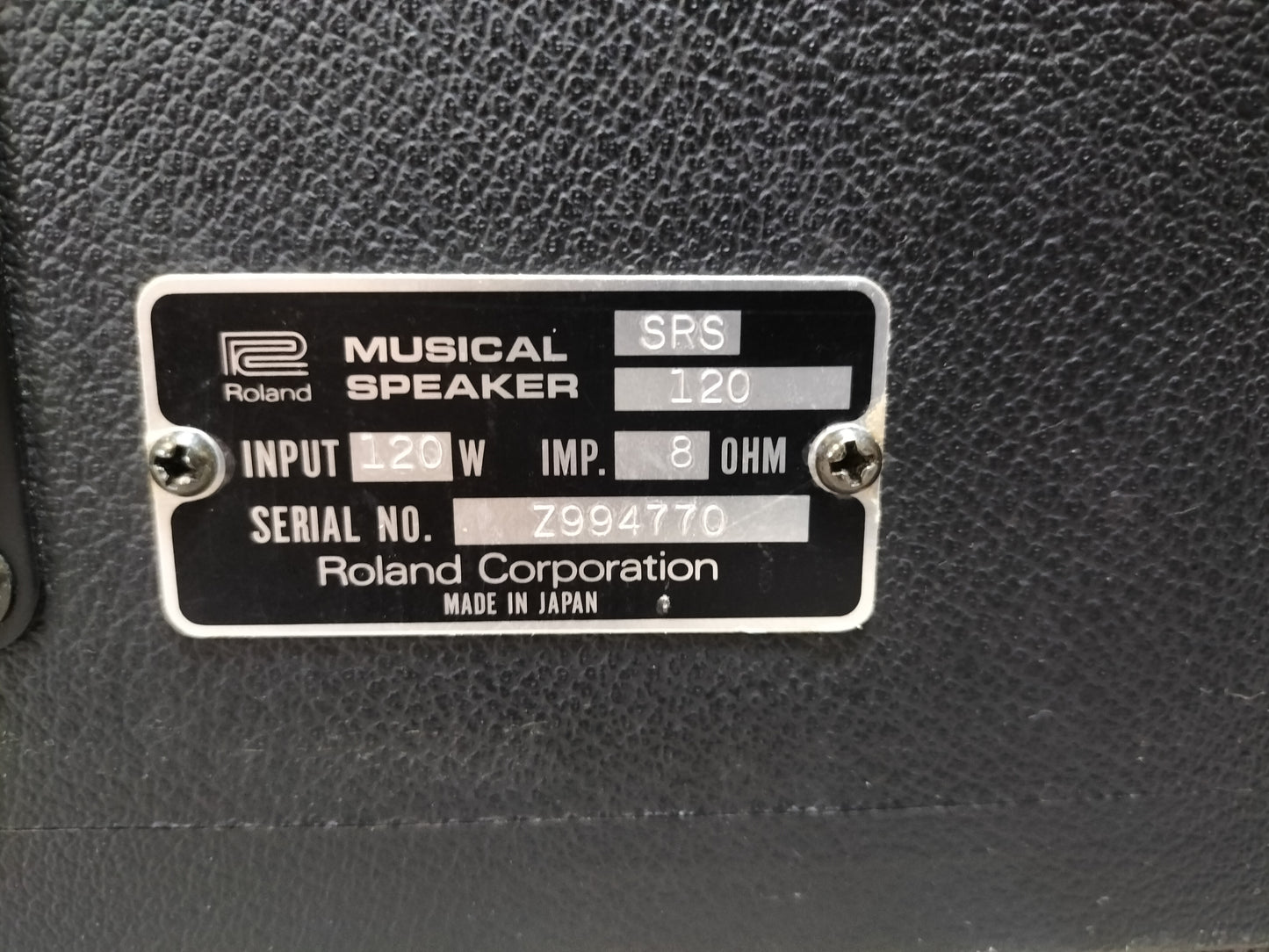 ジャンク Roland ローランド SRS-120 スピーカーペア 24061814