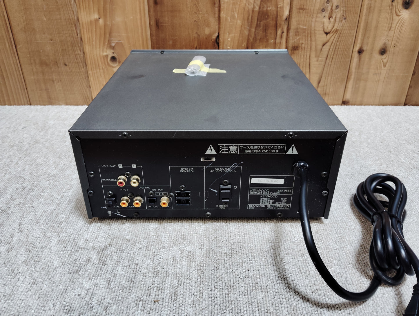 KENWOOD ケンウッド DPF-7002 CDプレーヤー 25030701