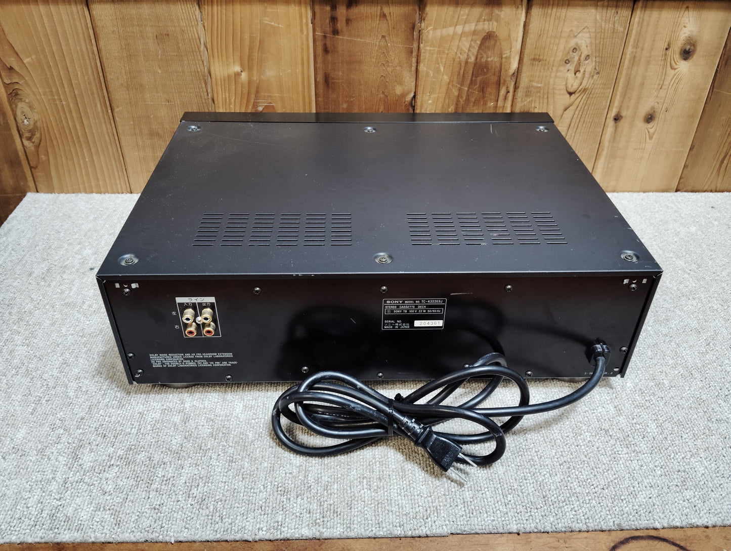 SONY ソニー K222ESJ カセットテープデッキ 25030705