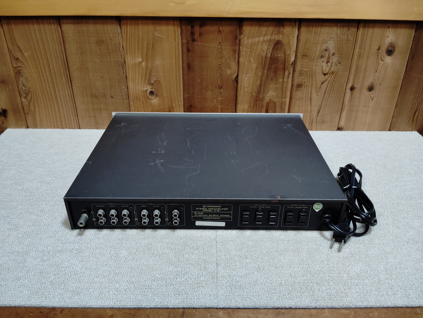 Pioneer パイオニア C-21 プリアンプ 25042907