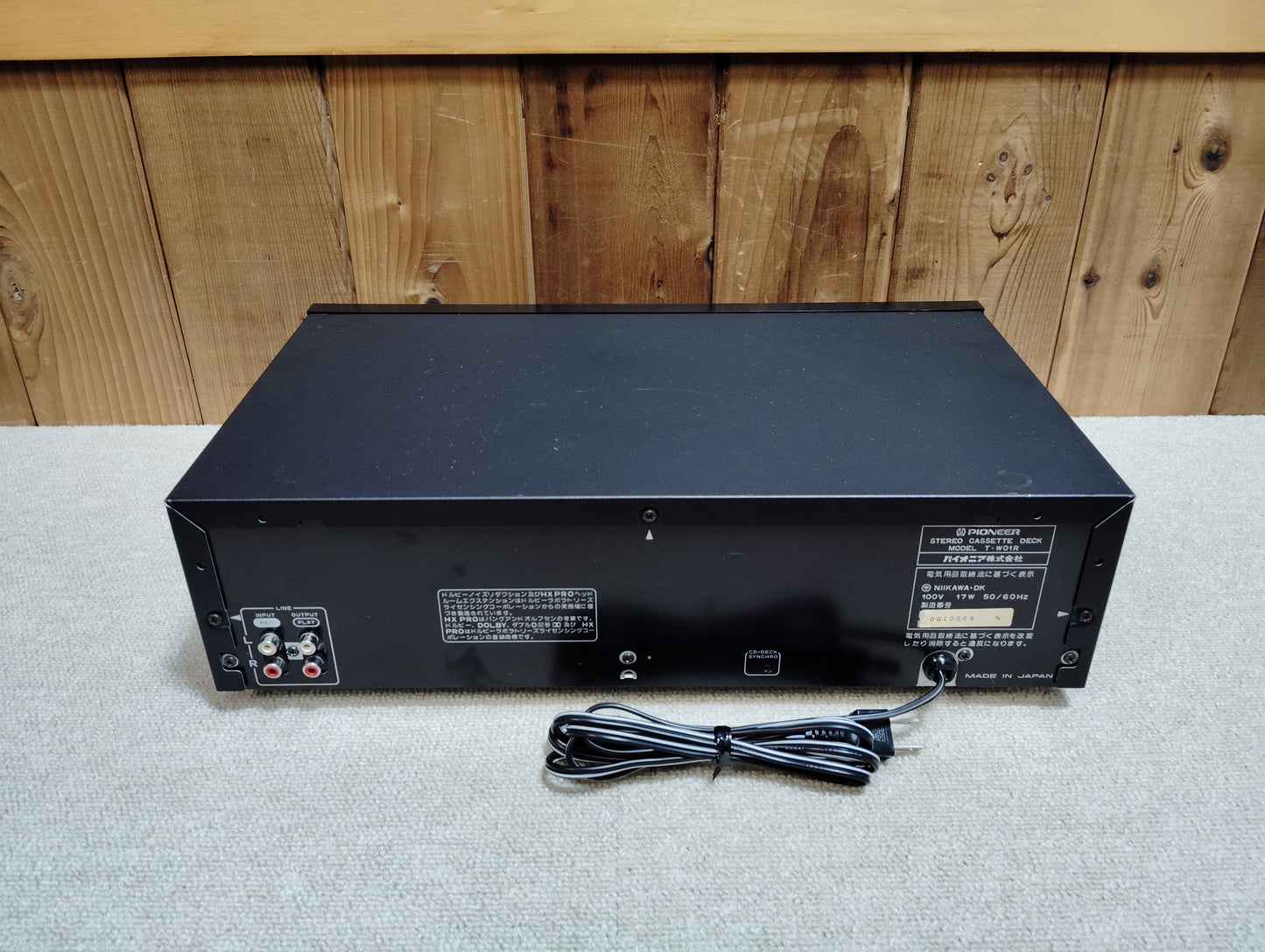 Pioneer パイオニア T-W01R カセットテープデッキ 25042909