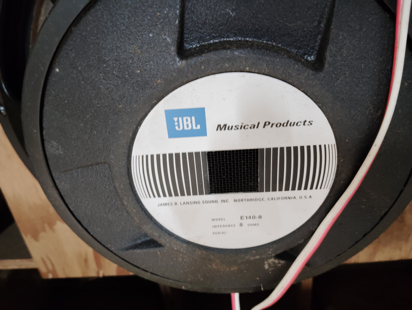 JBL ジェービーエル 4560 オリジナルエンクロージャー E140-8 スピーカーペア 25090106