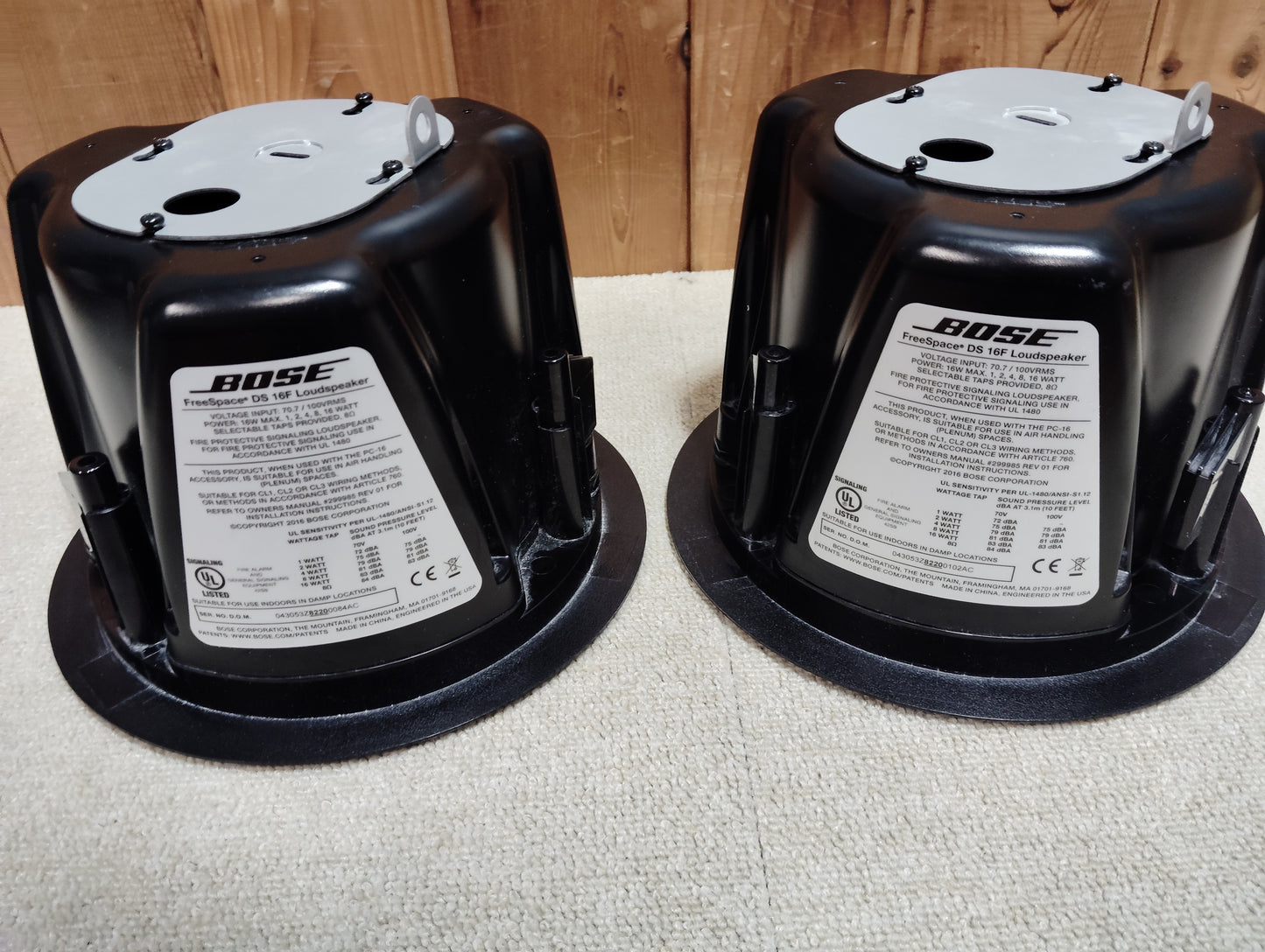 BOSE ボーズ DS-16F 天井埋め込み型スピーカー 2本 26060402