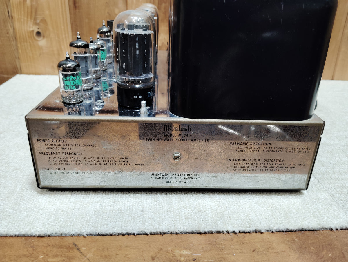 Mcintosh マッキントッシュ 240 真空管アンプ D260901