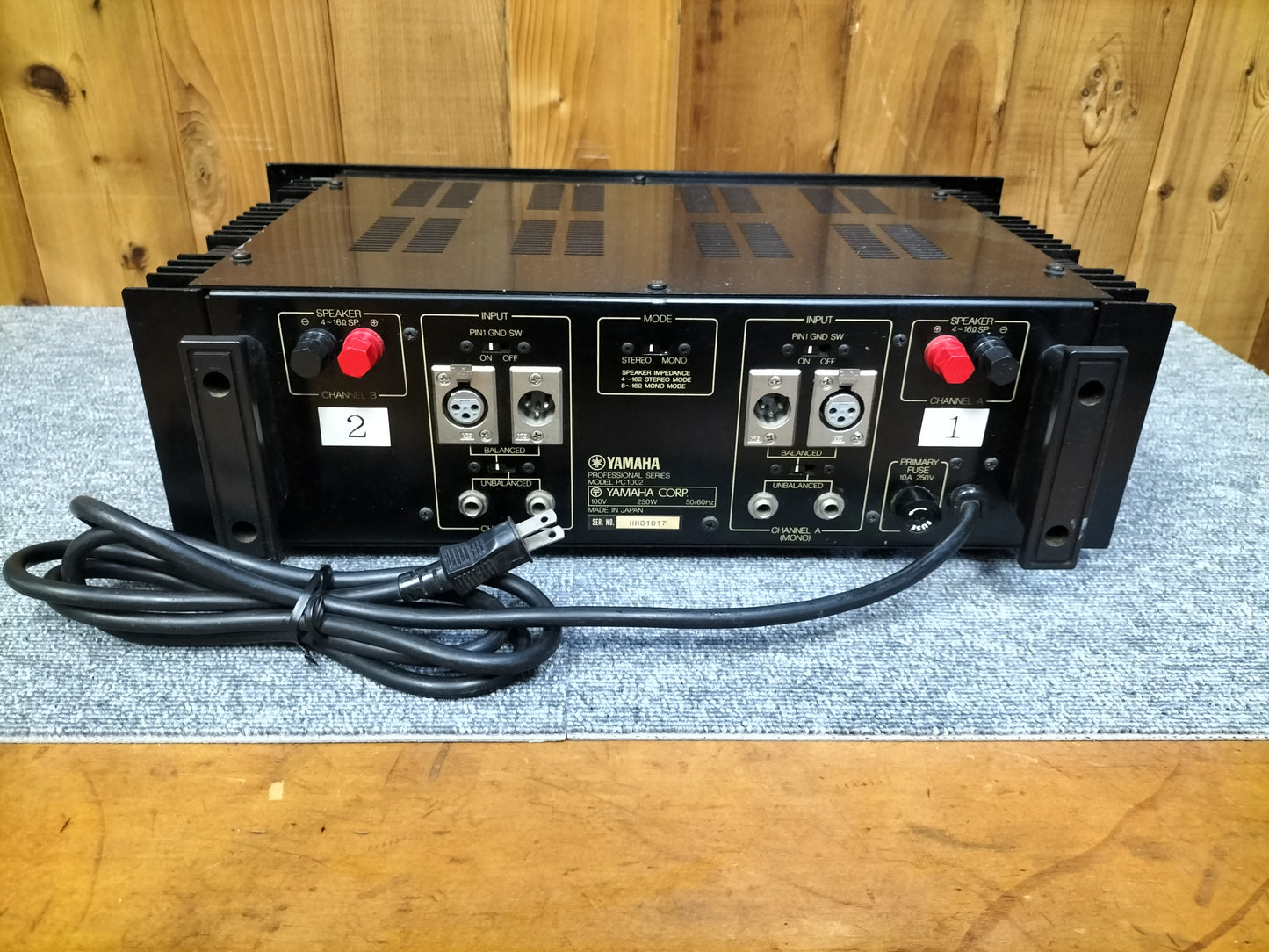 YAMAHA ヤマハ PC1002 パワーアンプ 22060002