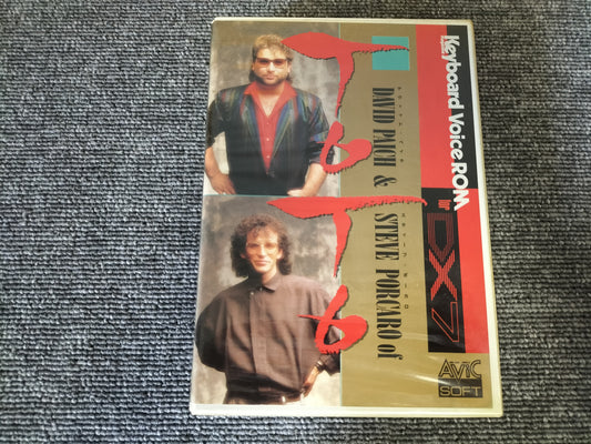DX7カートリッジ DAVID PAICH&STEVE PORCARO of TOTO VoiceROM for DX7 DX7用音源 ケース付き O22071403