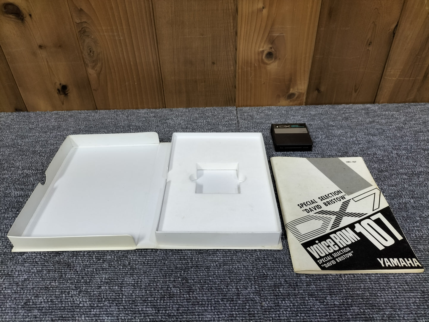 DX7カートリッジ VoiceROM 107 SPECIAL SELECT“DAVID BRISTOW” DX7用音源 ケース付き O22071705