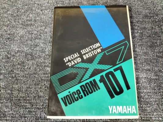 DX7カートリッジ VoiceROM 107 SPECIAL SELECT“DAVID BRISTOW” DX7用音源 ケース付き O22071706