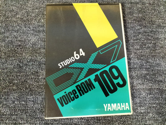 DX7カートリッジ VoiceROM 109 STUDIO64 DX7用音源 ケース付き O22071710