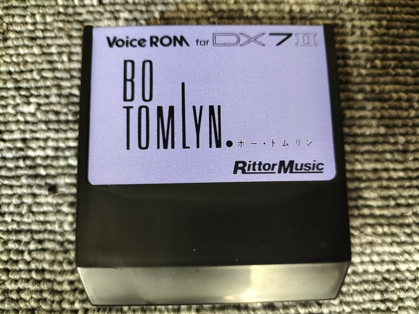 DX7IIカートリッジ KV103 VoiceROM for DX7II BO TOMLYN DX7II用音源 ケース付き O22071804