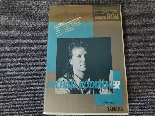 DX7IIカートリッジ VRC-1004 DX7II VoiceROM MICHAEL BODDICKER DX7II用音源 ケース付き O22071810