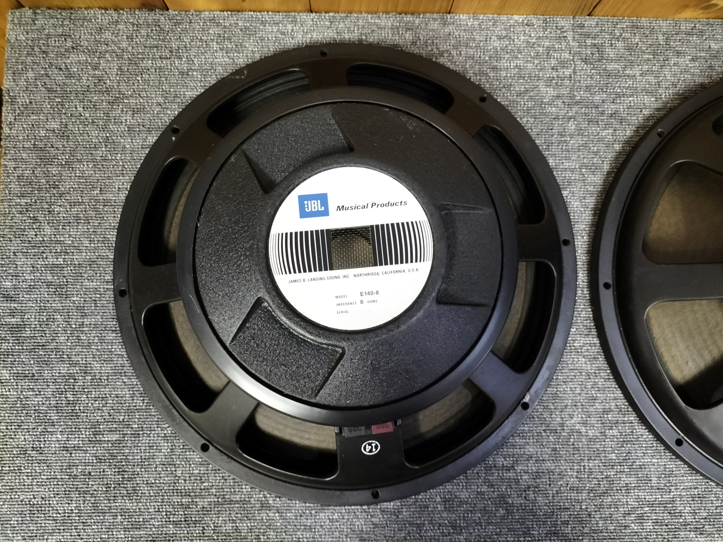 ジャンク JBL ジェービーエル E140-8 8Ω ウーハーユニット 22080602