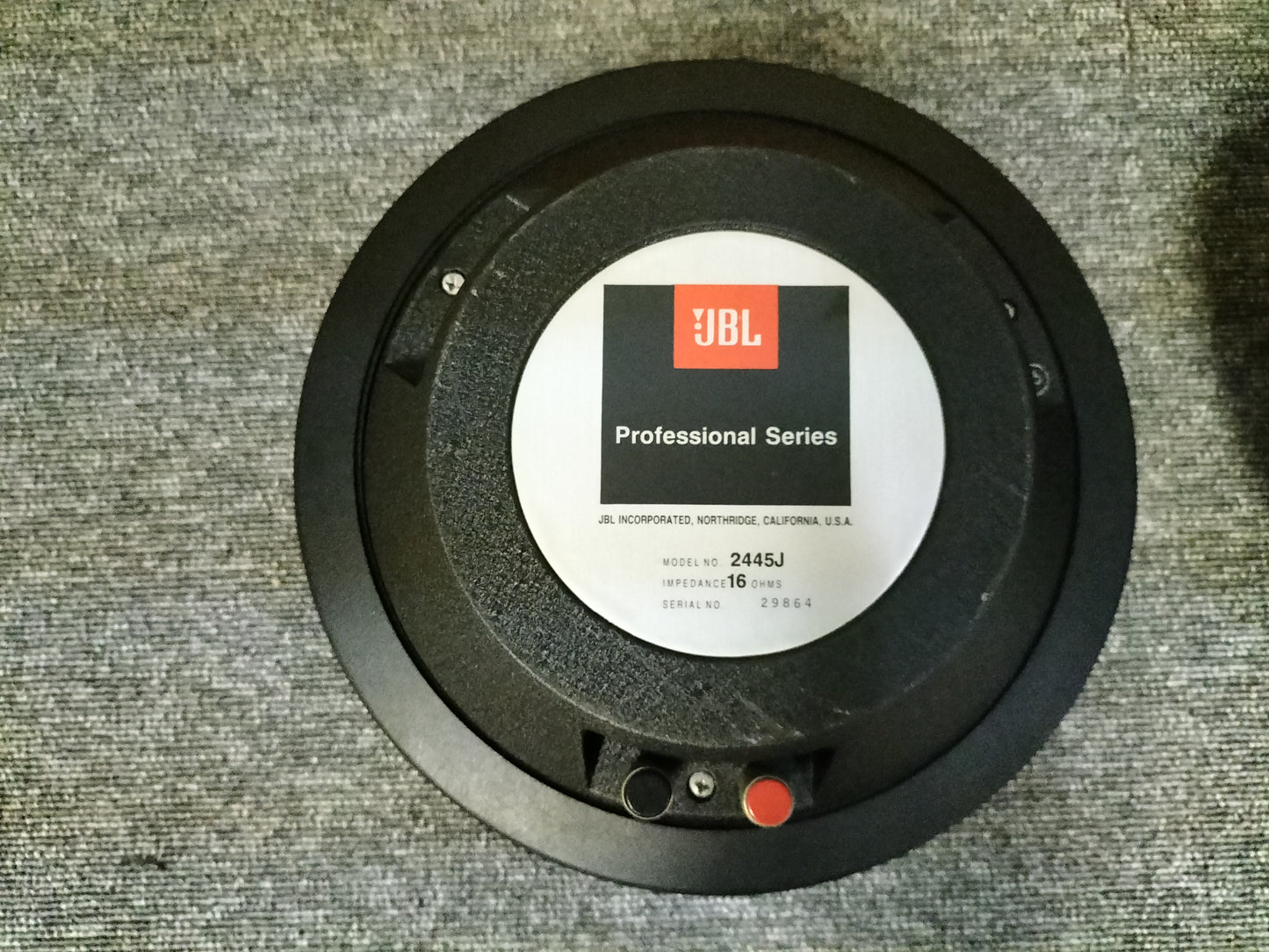 JBL ジェービーエル 2445J 16Ω ワイドレンジドライバーユニット 22080603