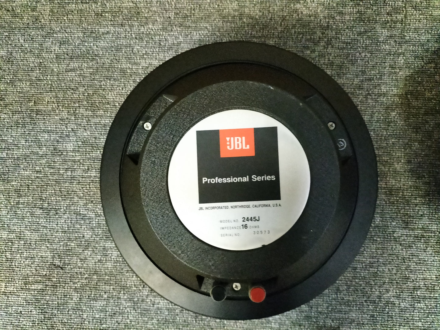 JBL ジェービーエル 2445J 16Ω ワイドレンジドライバーユニット 22080604