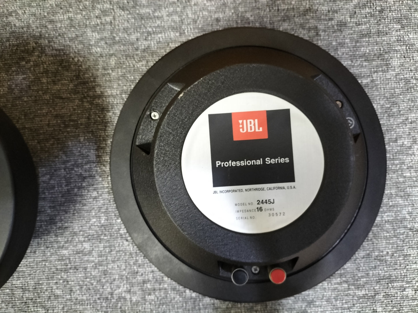 JBL ジェービーエル 2445J 16Ω ワイドレンジドライバーユニット 22080604