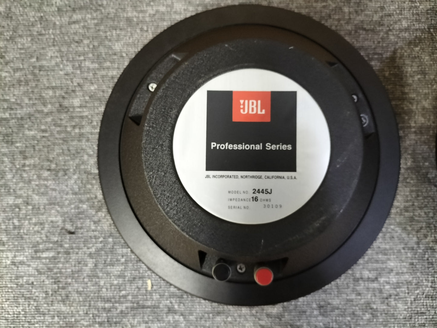 現状 JBL ジェービーエル 2445J 16Ω ワイドレンジドライバーユニット 22080605