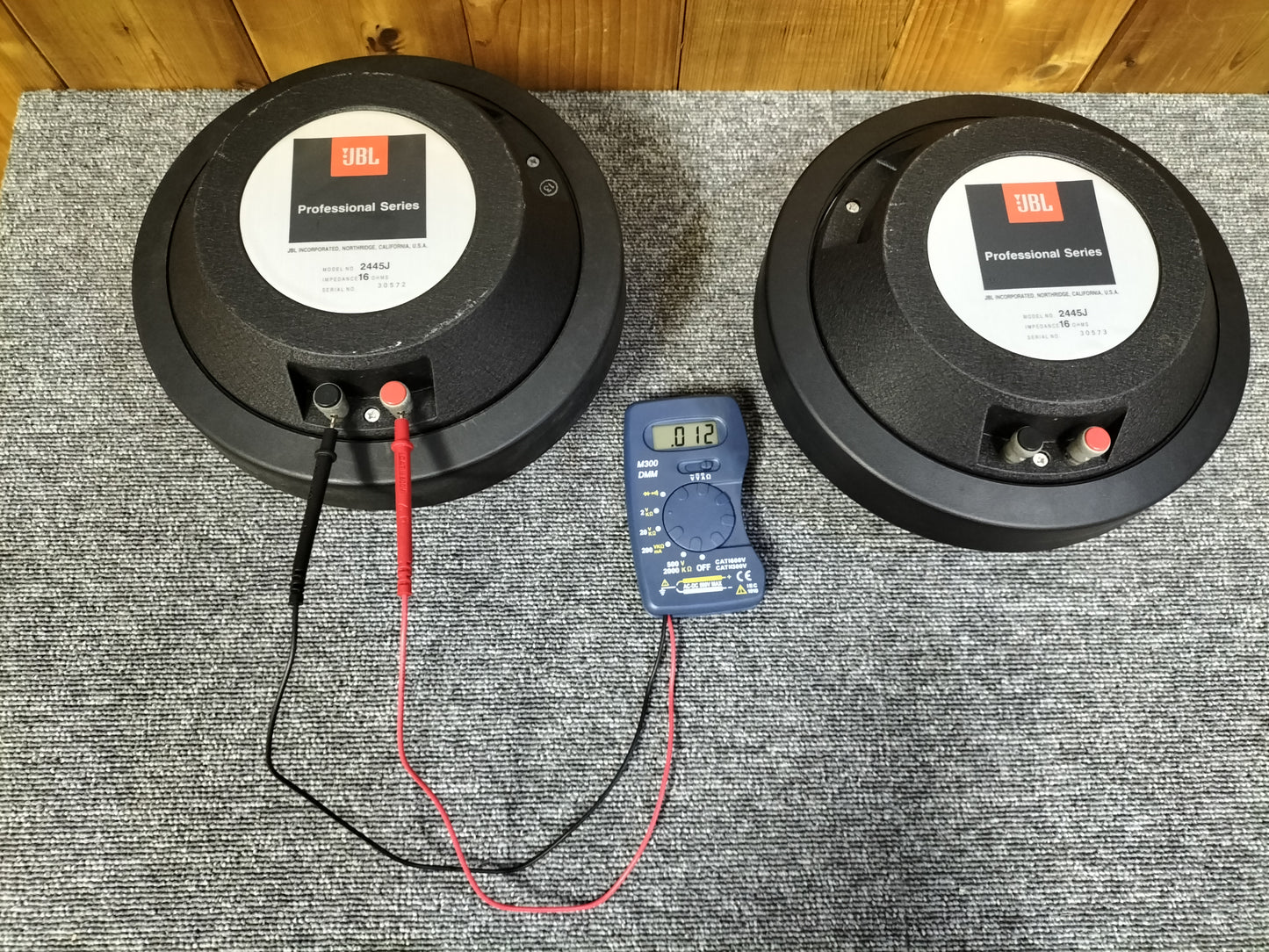 JBL ジェービーエル 2445J 16Ω ワイドレンジドライバーユニット 22080604