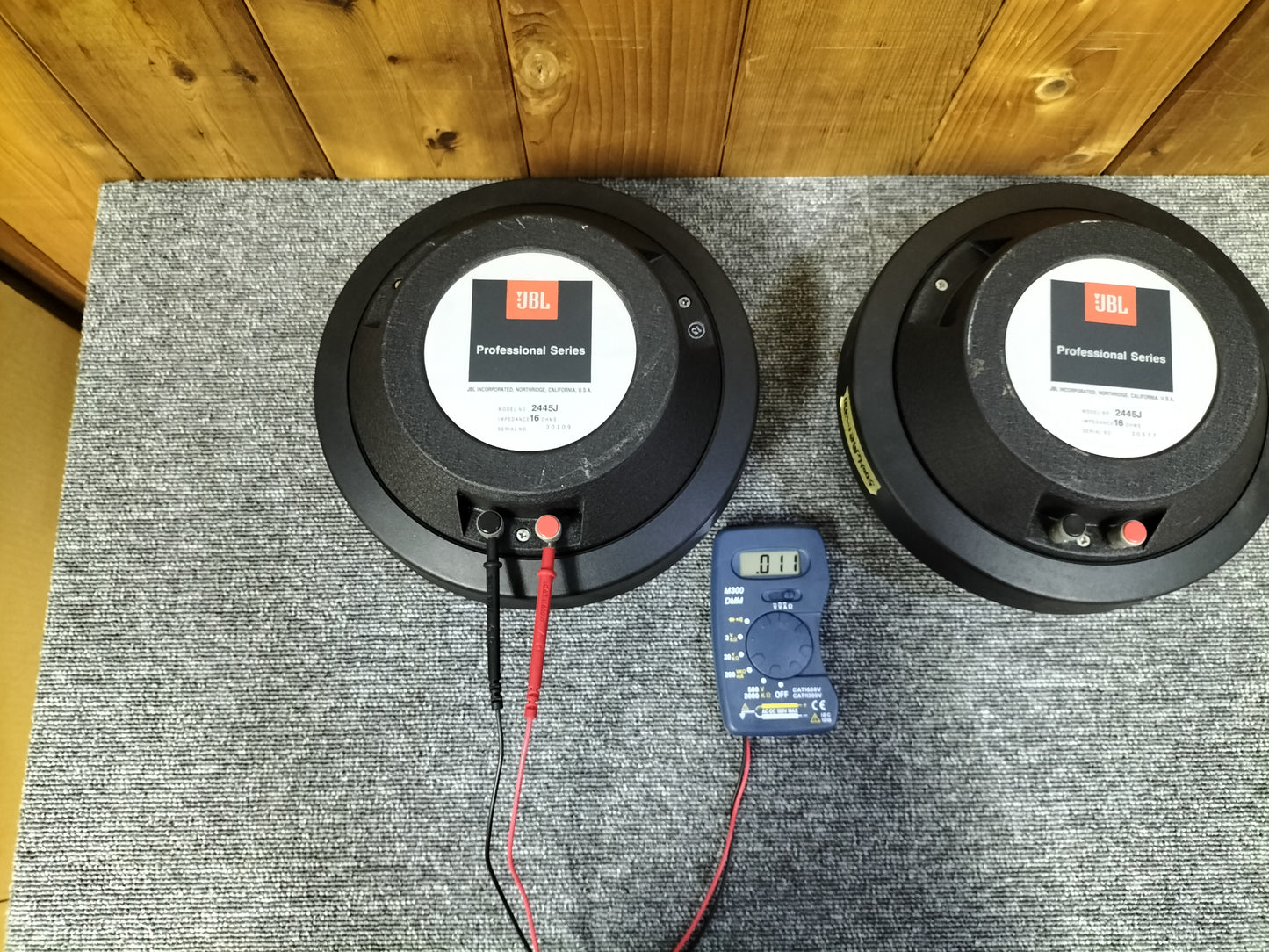 現状 JBL ジェービーエル 2445J 16Ω ワイドレンジドライバーユニット 22080605