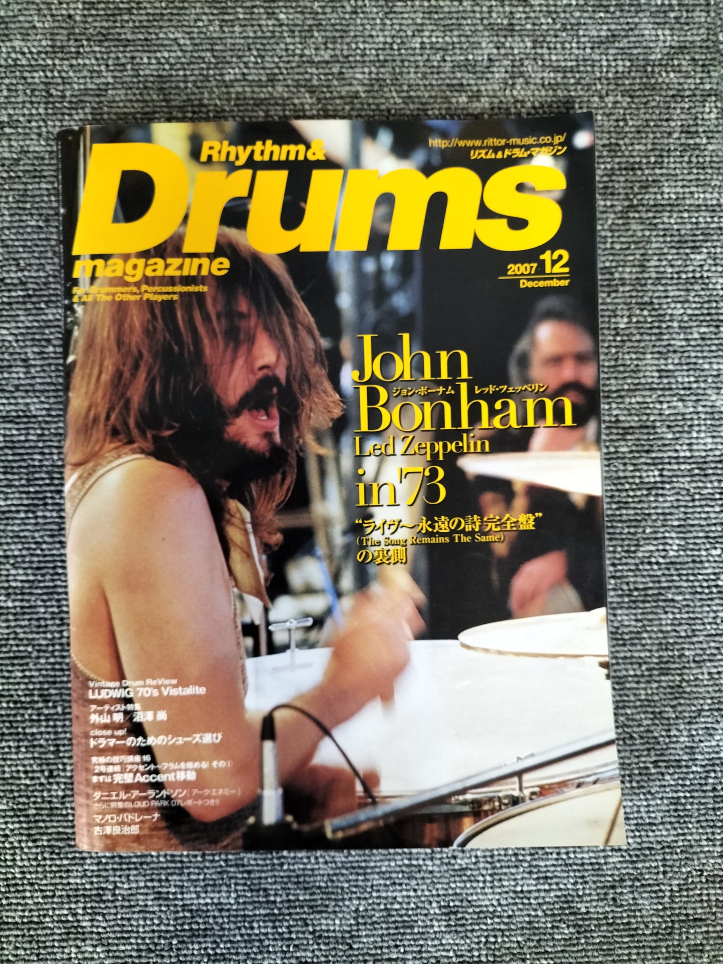 Rhythm&Drums magazine リズム&ドラムマガジン 2007年 12月号 S22081722