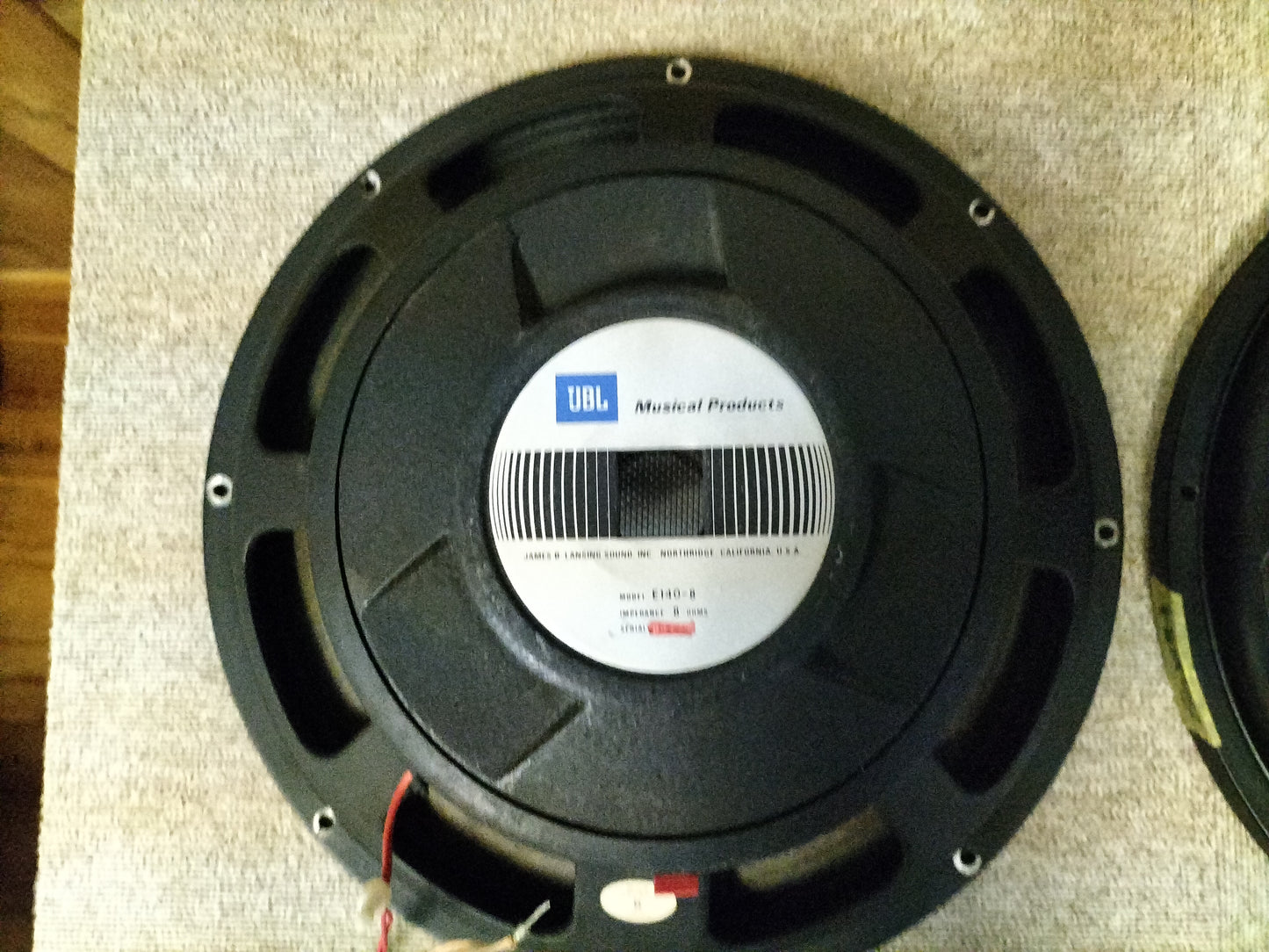 ジャンク JBL ジェービーエル E140-8 8Ω ウーハーユニット 22082302
