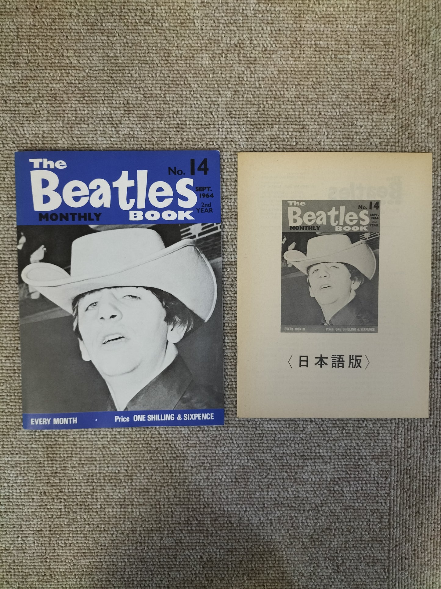The Beatles ザ・ビートルズ Monthly Book マンスリーブック No.14 1964 Sept 日本語版付き S22092201