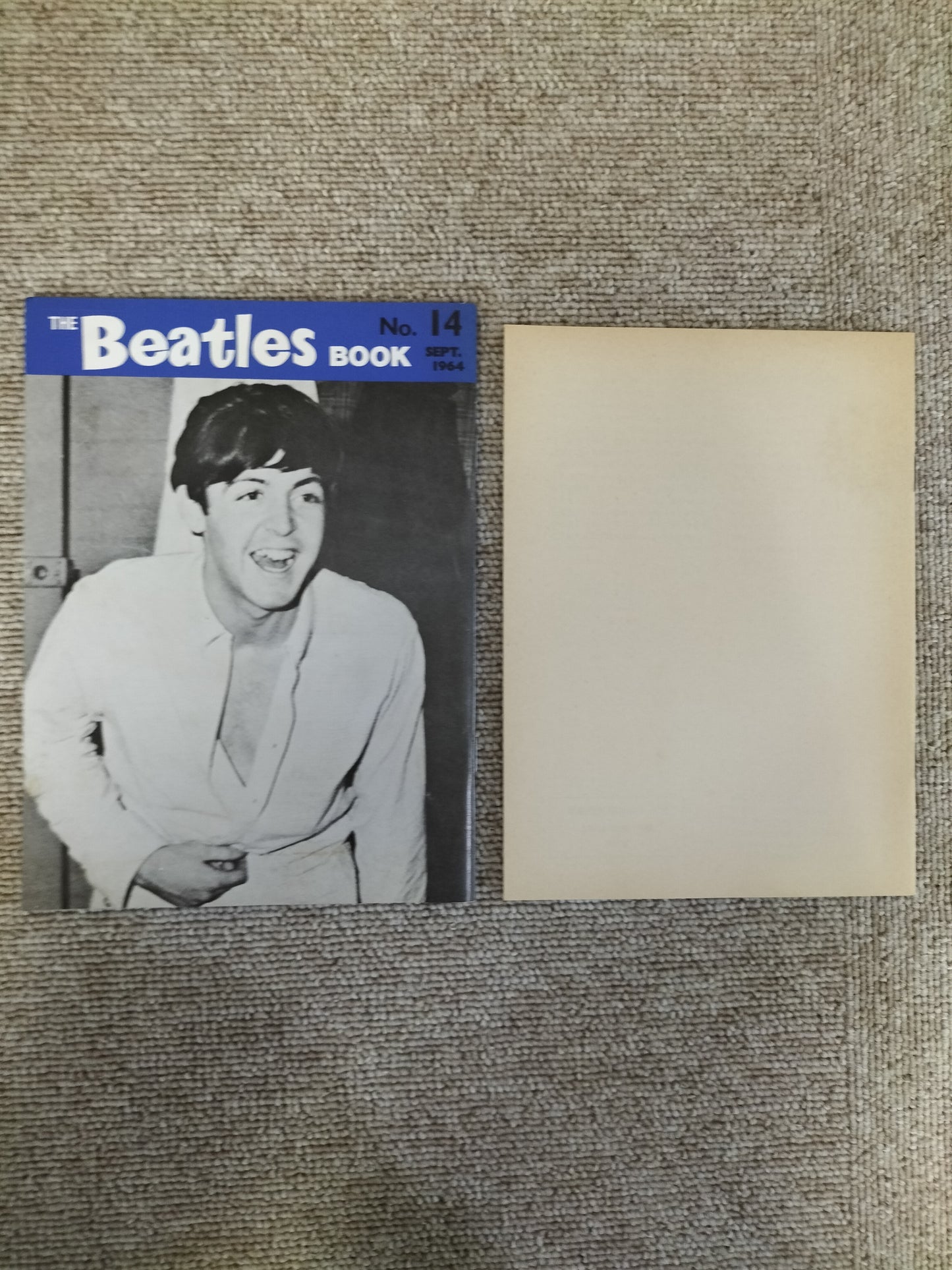 The Beatles ザ・ビートルズ Monthly Book マンスリーブック No.14 1964 Sept 日本語版付き S22092201