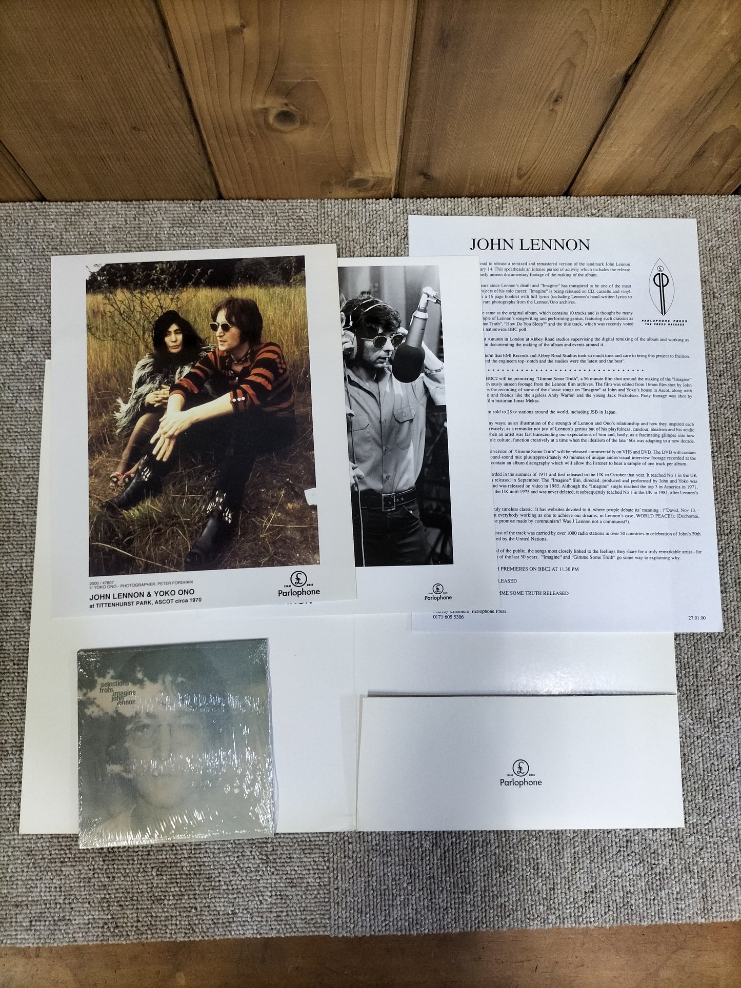 John Lennon IMAGINE 2000年版プレス・キット 未開封プロモCD付き S22092412